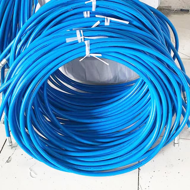 NC brand steel wire braided synthetic resin high pressure hose
